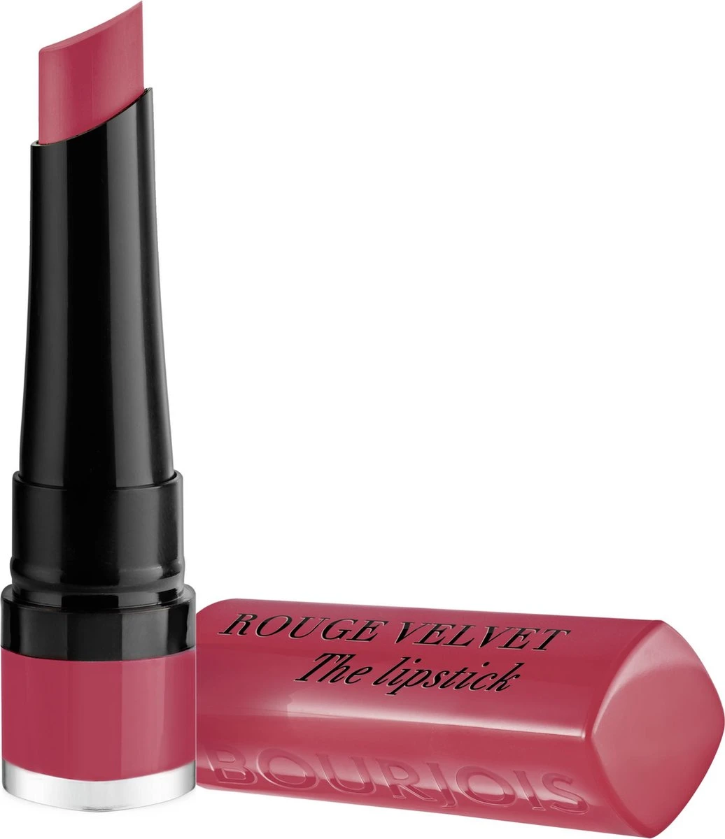 Bourjois Rouge Velvet Lippenstift - 004 Hip Hip Pink 5 Bourjois Rouge Velvet Lippenstift - 004 Hip Hip Pink - Afbeelding 3