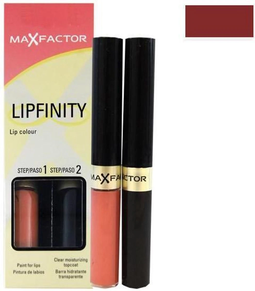 Max Factor Lipfinity Lip Colour Lippenstift - 110 Passionate 14 Max Factor Lipfinity Lip Colour Lippenstift - 110 Passionate - Afbeelding 12