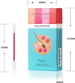 Bellive Tattoo Lipstick Red - Lipstick Dames - Tiktok - Lippenstift Wattenstaafje 20 Stuks - Lipstick Set - Waterproof Lipstick - Lippenstift Langhoudend - Long Lasting Lip Gloss - Multicolor -Beste Lip Winkel 1078x1200 3