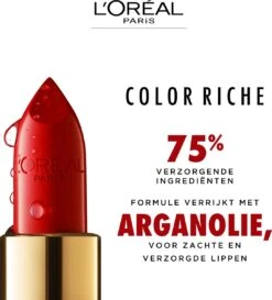 L’Oréal Paris Make-Up Designer Color Riche Satin Lipstick - 231 Sepia Silk - Nude - Verzorgende Lippenstift Met Arganolie Voor Een Comfortabel Gevoel - 4,54 Gr -Beste Lip Winkel 1085x1200 1
