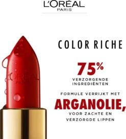 L’Oréal Paris Lippenstift Color Riche Satin - 142 Bonjour Bastille Paars -Beste Lip Winkel 1088x1200 5