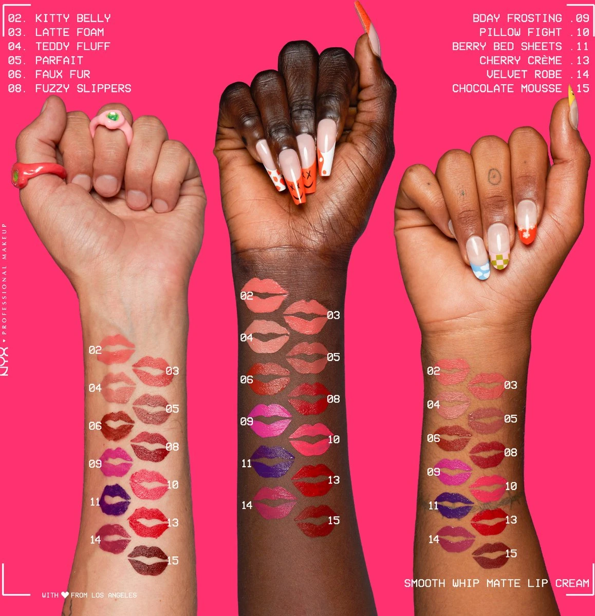 NYX Professional Makeup Lippenstift Smooth Whip Matte 01 Pancake Stacks, 4 Ml 7 NYX Professional Makeup Lippenstift Smooth Whip Matte 01 Pancake Stacks, 4 Ml - Afbeelding 5