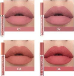 Set Van 6 X Matte Lip Gloss Nude | Lipgloss Matte Set | Waterproof | Nude Kleuren -Beste Lip Winkel 1177x1200