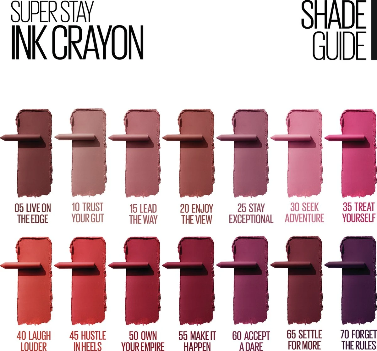 Maybelline SuperStay Ink Crayon Matte Lippenstift - 15 Lead The Way 8 Maybelline SuperStay Ink Crayon Matte Lippenstift - 15 Lead The Way - Afbeelding 6