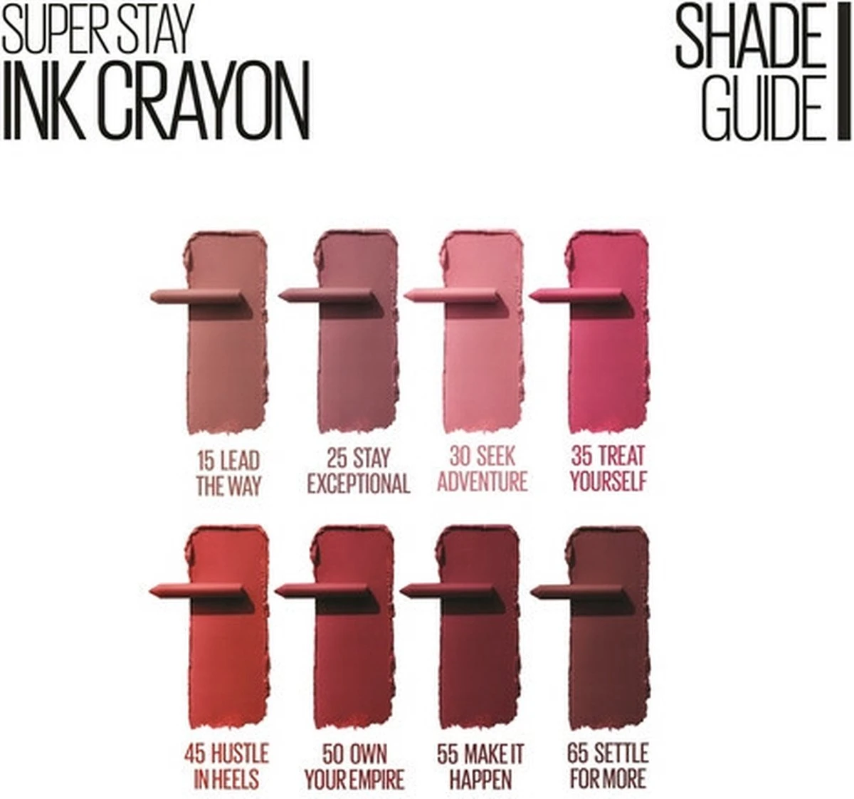 Maybelline SuperStay Ink Crayon Matte Lippenstift - 50 Own Your Empire - Rood - 14 Gr 6 Maybelline SuperStay Ink Crayon Matte Lippenstift - 50 Own Your Empire - Rood - 14 Gr - Afbeelding 4
