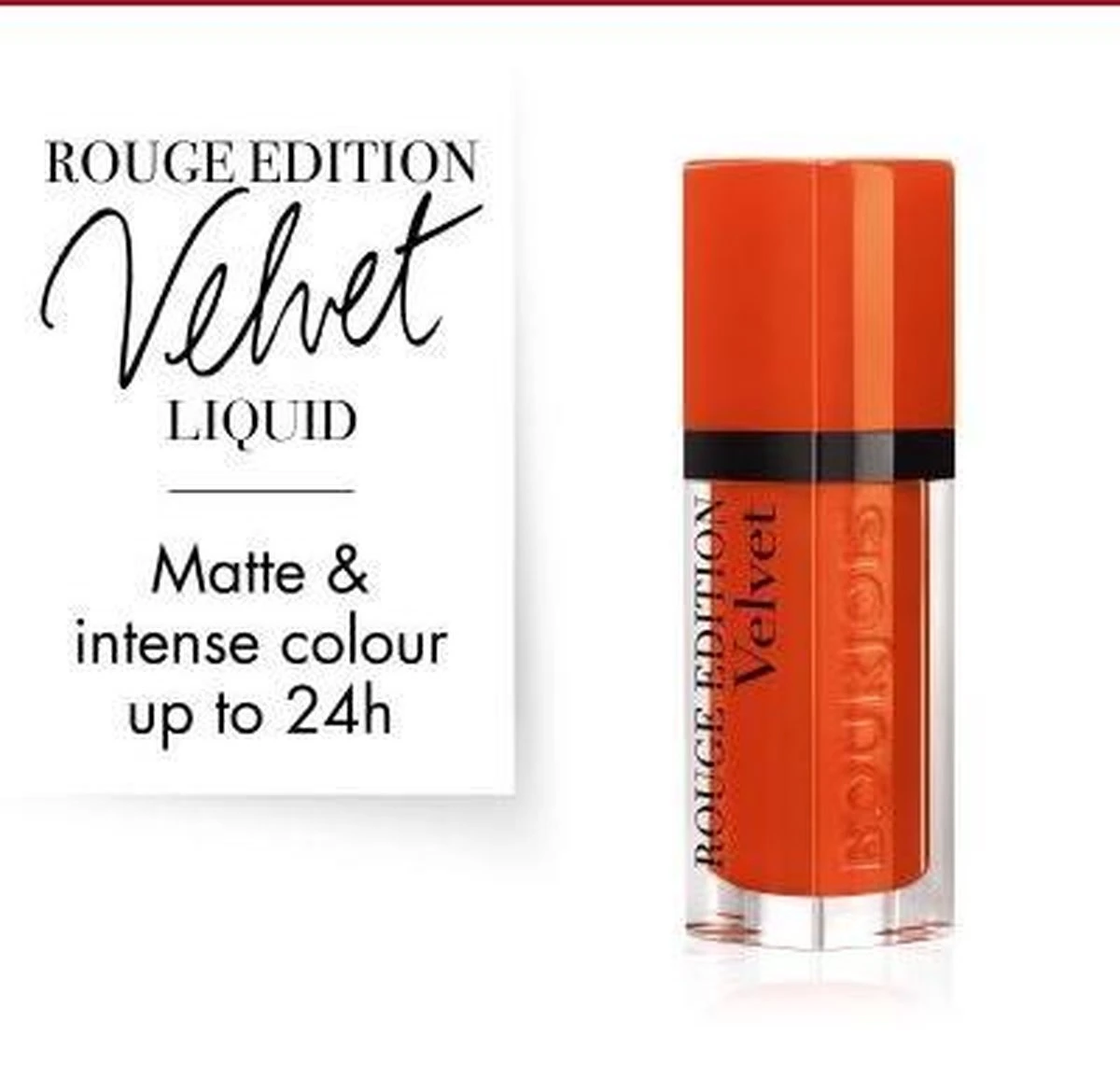 Bourjois Rouge Edition Velvet Matte Lippenstift - 30 Oranginal 4 Bourjois Rouge Edition Velvet Matte Lippenstift - 30 Oranginal - Afbeelding 2