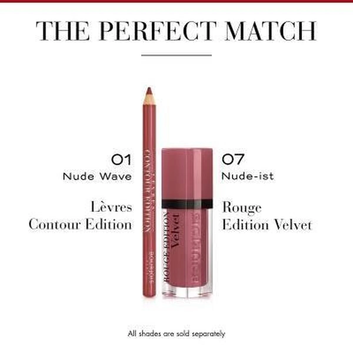 Bourjois Levres Contour Edition Lip Liner Contour Lip Pencil - 01 Nude Wave 8 Bourjois Levres Contour Edition Lip Liner Contour Lip Pencil - 01 Nude Wave - Afbeelding 6