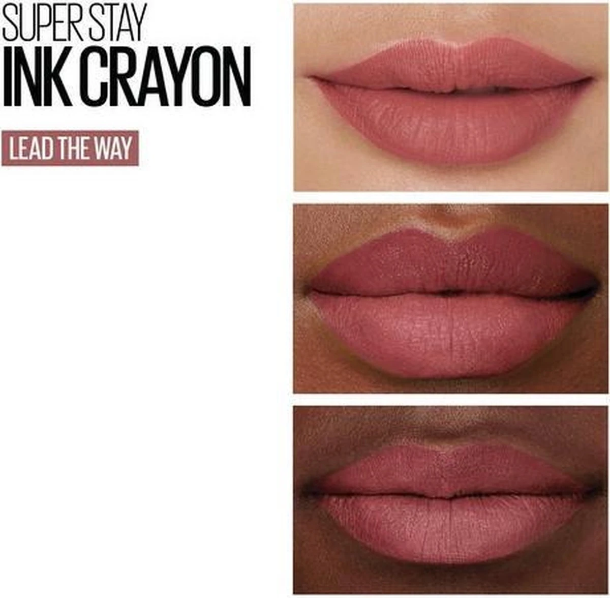 Maybelline SuperStay Ink Crayon Matte Lippenstift - 15 Lead The Way 5 Maybelline SuperStay Ink Crayon Matte Lippenstift - 15 Lead The Way - Afbeelding 3
