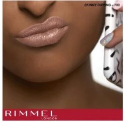 Rimmel London Provocalips Kiss Proof 16 Hr Liquid Lip - 700 Skinny Dipping - 7 Ml - Nude -Beste Lip Winkel 1200x1186 1