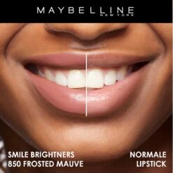 Maybelline SuperStay 24H Smile Brighters Lippenstift - 850 Frosted Mauve - Roze - Langhoudend -Beste Lip Winkel 1200x1198 22