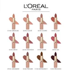 L’Oréal Paris Color Riche Free The Nudes Lipstick - Nude Matte - 06 No Hesitation - Bruin - 3,9 Gr -Beste Lip Winkel 1200x1199 2