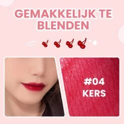 04 Kers - Lip Tint - Lip Stain - Lip Tattoo - Lip Tint Korean - Lip And Cheek Tint - Waterproof Lipstick - Waterproof Lip Tint - Watervaste Lip Tint Lippenstift 14 04 Kers - Lip Tint - Lip Stain - Lip Tattoo - Lip Tint Korean - Lip And Cheek Tint - Waterproof Lipstick - Waterproof Lip Tint - Watervaste Lip Tint Lippenstift -Beste Lip Winkel 1200x1200 146