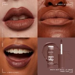 NYX Professional Makeup - Smooth Whip Matte Lip Cream Thread Count - Vloeibare Lippenstift - 4ML -Beste Lip Winkel 1200x1200 234