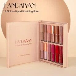 HANDAIYAN® | Set Van 12 | Liquid Lipsticks | Matte Lippenstift | Vloeibare Lippenstift | Waterproof | Make Up Set | Geschenkset | Giftset | Lipstick | Lippenstift | Lipgloss -Beste Lip Winkel 1200x1200 252