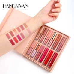 HANDAIYAN® | Set Van 12 | Liquid Lipsticks | Matte Lippenstift | Vloeibare Lippenstift | Waterproof | Make Up Set | Geschenkset | Giftset | Lipstick | Lippenstift | Lipgloss -Beste Lip Winkel 1200x1200 254