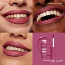 NYX Professional Makeup - Smooth Whip Matte Lip Cream Onesie Funsie - Vloeibare Lippenstift - 4ML -Beste Lip Winkel 1200x1200 266