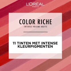 L'Oréal Paris - Color Riche Intense Volume Matte Lipstick- 336 Le Rouge Avant-Garde - Lippenstift Rood -Beste Lip Winkel 1200x1200 437