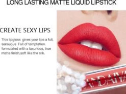 HANDAIYAN® | Liquid Lipsticks | Set Van 6 | Matte Lippenstift | Vloeibare Lippenstift | Waterproof | Make Up Set | Geschenkset | Giftset | Lipstick | Lippenstift | Lipgloss | Lip Gloss -Beste Lip Winkel 1200x891
