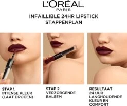 L’Oréal Paris Infallible Lippenstift - 312 Incessant Russet -Beste Lip Winkel 1200x999