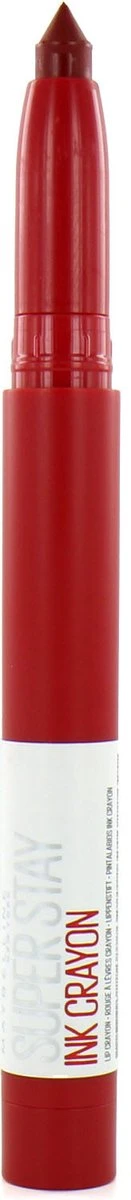 Maybelline SuperStay Ink Crayon Matte Lippenstift - 50 Own Your Empire - Rood - 14 Gr 14 Maybelline SuperStay Ink Crayon Matte Lippenstift - 50 Own Your Empire - Rood - 14 Gr - Afbeelding 12
