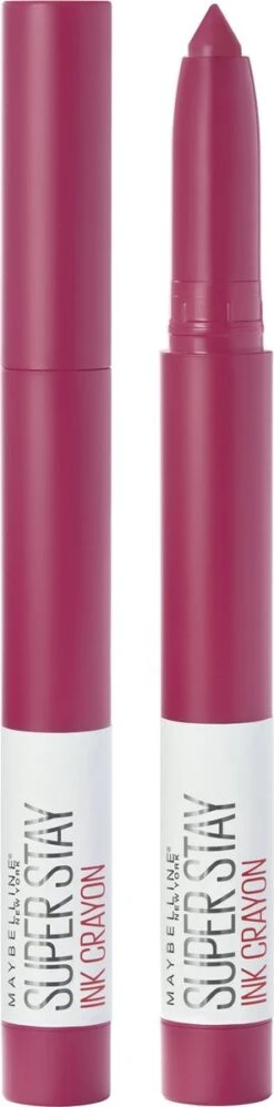 Maybelline SuperStay Ink Crayon Matte Lippenstift - 35 Treat Yourself - Roze -14 Gr -Beste Lip Winkel 297x1200 4