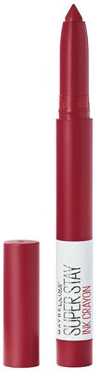 Maybelline SuperStay Ink Crayon Matte Lippenstift - 50 Own Your Empire - Rood - 14 Gr 19 Maybelline SuperStay Ink Crayon Matte Lippenstift - 50 Own Your Empire - Rood - 14 Gr - Afbeelding 17