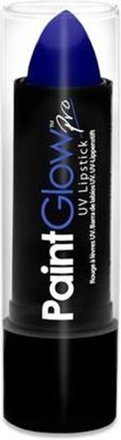 PaintGlow - UV Lippenstift - Blacklight Verf - Festival Make Up - Blauw