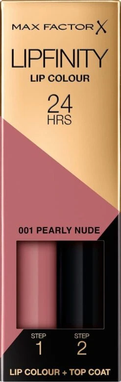 Max Factor Lipfinity Lip Colour Lipstick - 001 Pearly Nude (mondkapje-proof) -Beste Lip Winkel 382x1200 1