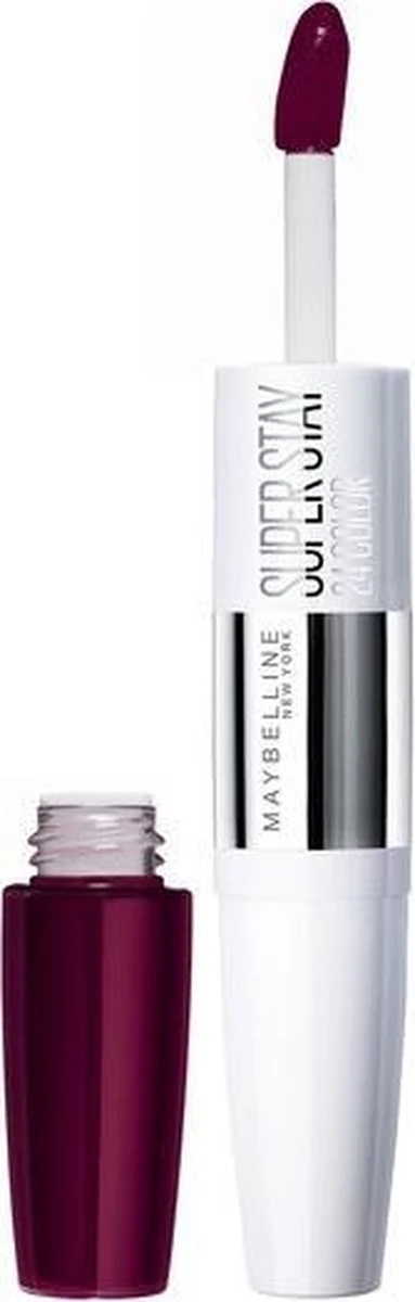 Maybelline SuperStay 24H Lipstick - 845 Aubergine 4 Maybelline SuperStay 24H Lipstick - 845 Aubergine - Afbeelding 2