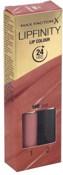 Max Factor Lipfinity Lip Colour Lipstick - 160 Iced -Beste Lip Winkel 432x1200