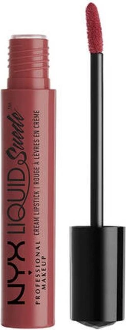 NYX PROFESSIONAL MAKEUP NYX Liquid Suede Cream Lipstick - Soft-Spoken -Beste Lip Winkel 460x1200 2
