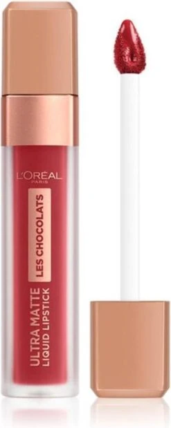 L'Oréal Paris Les Chocolates Ultra Matte Liquid Lippenstift - 864 Tasty Ruby -Beste Lip Winkel 479x1200 1