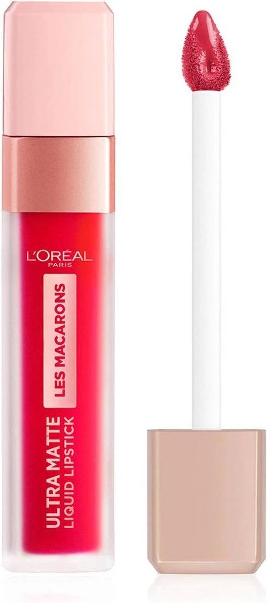 L’Oréal Paris Make-Up Designer Les Macarons Lippenstift - 828 Framboise Frenzy - Rood - Langhoudend - 6,7 Ml 12 L’Oréal Paris Make-Up Designer Les Macarons Lippenstift - 828 Framboise Frenzy - Rood - Langhoudend - 6,7 Ml - Afbeelding 10