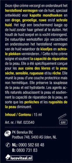 Lucovitaal - Kapotte Mondhoeken Crème - Lippenbalsem 19 Lucovitaal - Kapotte Mondhoeken Crème - Lippenbalsem -Beste Lip Winkel 532x1200 4