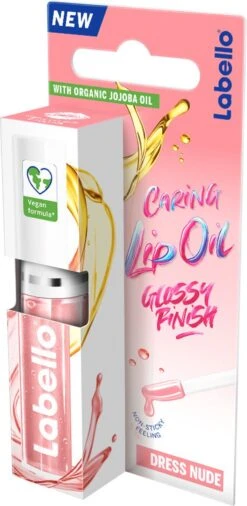 Labello Caring Lip Oil Dress Nude - 5.5 Ml -Beste Lip Winkel 586x1200 3