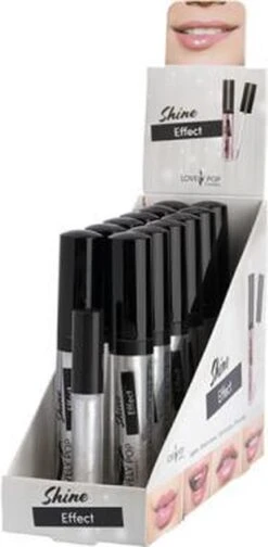 Lovely Pop Cosmetics - Shine Effect - Lipgloss - Wit - Parelmoer/glitter/iriserend/metallic/transparant - Nummer 7 - 1 Flesje Met 3,5 Ml Inhoud -Beste Lip Winkel 588x1200