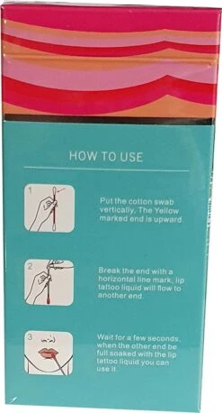 Tattoo Lippenstift Multi-color | Lippenstift Wattenstaafje 20 Stuks | Duurzame Long Lasting Waterdichte Vloeibare Non-stick Tattoo Lipstick | Lip Stain -Beste Lip Winkel 647x1200 3