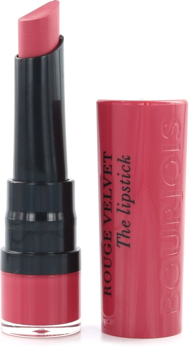 Bourjois Rouge Velvet Lippenstift - 004 Hip Hip Pink 4 Bourjois Rouge Velvet Lippenstift - 004 Hip Hip Pink - Afbeelding 2