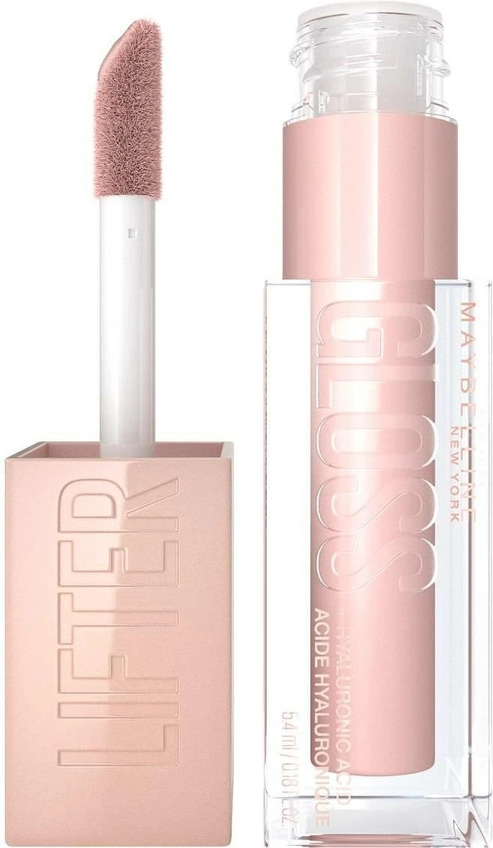 Maybelline Lifter Lipgloss - 002 Ice (met Hyaluronic Acid) 3 Maybelline Lifter Lipgloss - 002 Ice (met Hyaluronic Acid)