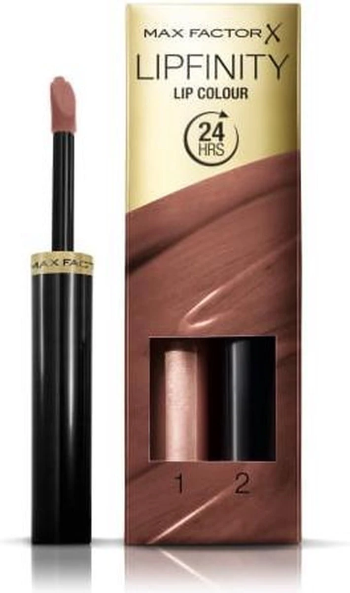 Max Factor Lipfinity Lip Colour 2-step Lippenstift - 200 Caffeinated 14 Max Factor Lipfinity Lip Colour 2-step Lippenstift - 200 Caffeinated - Afbeelding 12