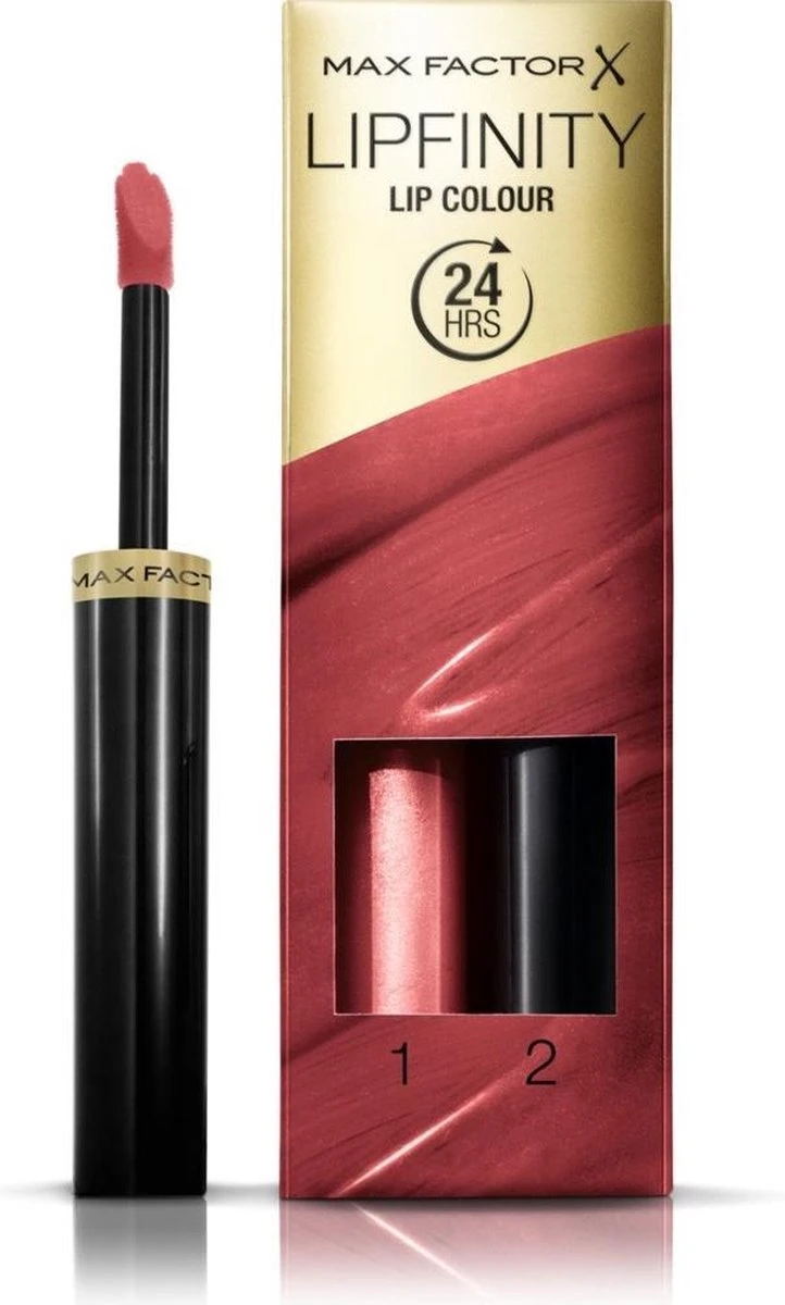 Max Factor Lipfinity Lip Colour Lippenstift - 110 Passionate 10 Max Factor Lipfinity Lip Colour Lippenstift - 110 Passionate - Afbeelding 8