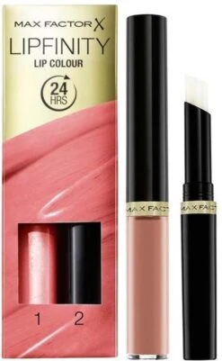 Max Factor Lipfinity Lip Colour 2-step Long Lasting Lippenstift - 006 Always Delicate -Beste Lip Winkel 739x1200