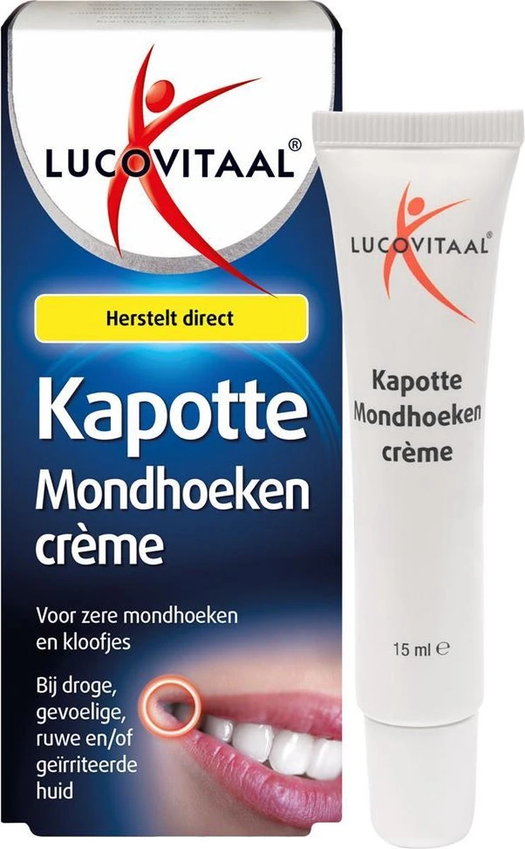 Lucovitaal - Kapotte Mondhoeken Crème - Lippenbalsem 9 Lucovitaal - Kapotte Mondhoeken Crème - Lippenbalsem - Afbeelding 7