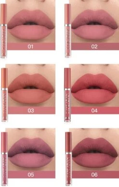 HANDAIYAN® | Liquid Lipsticks | Set Van 6 | Matte Lippenstift | Vloeibare Lippenstift | Waterproof | Make Up Set | Geschenkset | Giftset | Lipstick | Lippenstift | Lipgloss | Lip Gloss -Beste Lip Winkel 767x1200 1