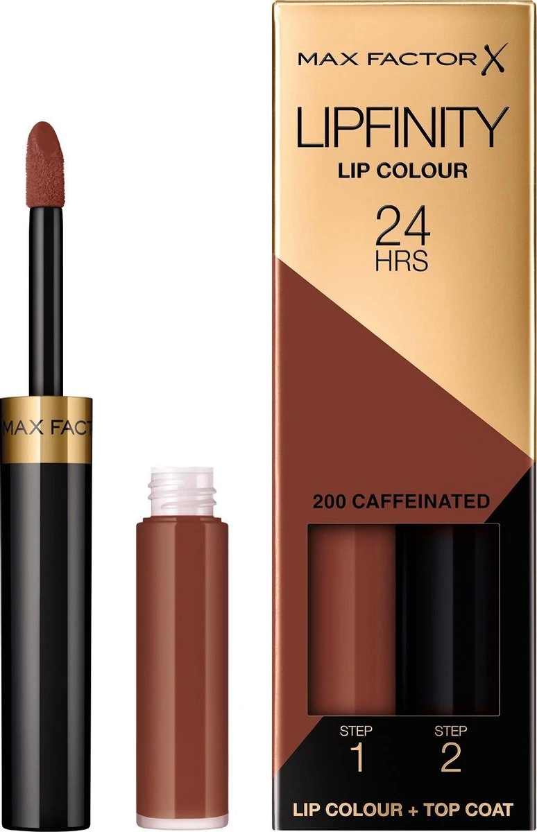 Max Factor Lipfinity Lip Colour 2-step Lippenstift - 200 Caffeinated 5 Max Factor Lipfinity Lip Colour 2-step Lippenstift - 200 Caffeinated - Afbeelding 3