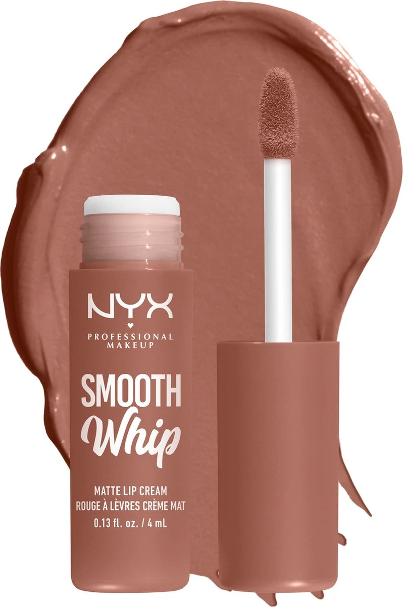 NYX Professional Makeup Lippenstift Smooth Whip Matte 01 Pancake Stacks, 4 Ml 4 NYX Professional Makeup Lippenstift Smooth Whip Matte 01 Pancake Stacks, 4 Ml - Afbeelding 2