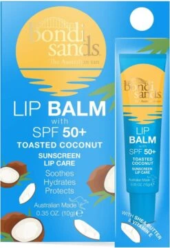 Bondi Sands Sunscreen Lip Balm SPF 50+ Toasted Coconut 10 G - Hydrateert En Verzacht Droge Lippen -Beste Lip Winkel 820x1200 1