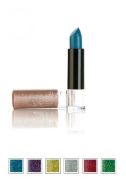 Moment - Glitter Lipstick - Transparant Met Groene Glitters / Verde - Party - 1 Stuks -Beste Lip Winkel 828x1200