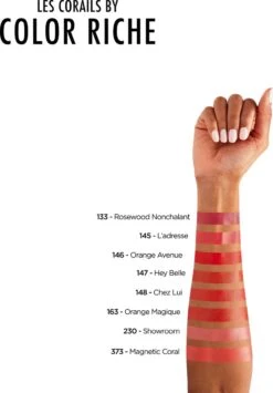 L'Oréal Lippenstift Color Riche Satin 145 L'Adresse Oranje -Beste Lip Winkel 834x1200
