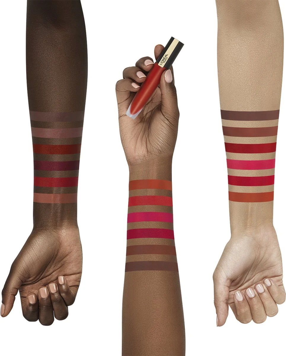 L'Oréal Paris Rouge Signature Lippenstift - 117 I Stand - Nude - Matte Vloeibare Lipstick 9 L'Oréal Paris Rouge Signature Lippenstift - 117 I Stand - Nude - Matte Vloeibare Lipstick - Afbeelding 7